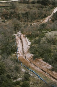 Trancheuse TESMEC 1150. Les Grads - Eau Potable